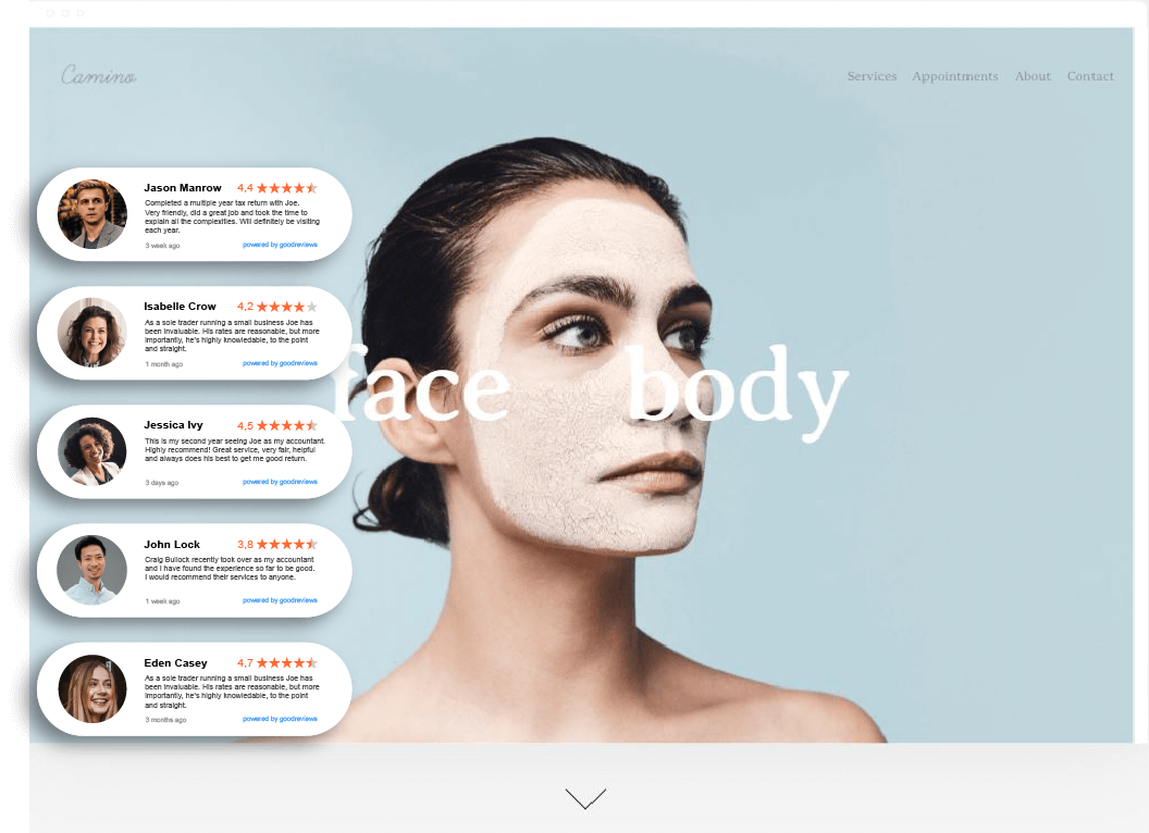 skincare_website_multiple_review Good reviews on skincare website