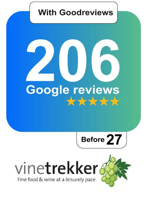 Vinetrekker Google Review Uplift after using Goodreviews